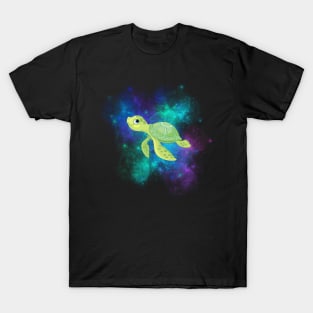 Galaxy Space Sea Turtle T-Shirt